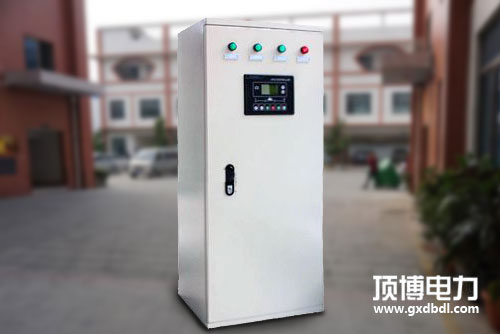 頂博電力安裝柳州彰泰房地產(chǎn)兩臺(tái)360kw發(fā)電機(jī)組并機(jī)裝置